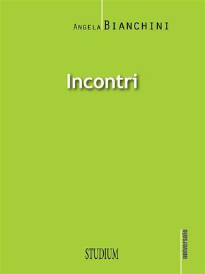 cover image of Incontri